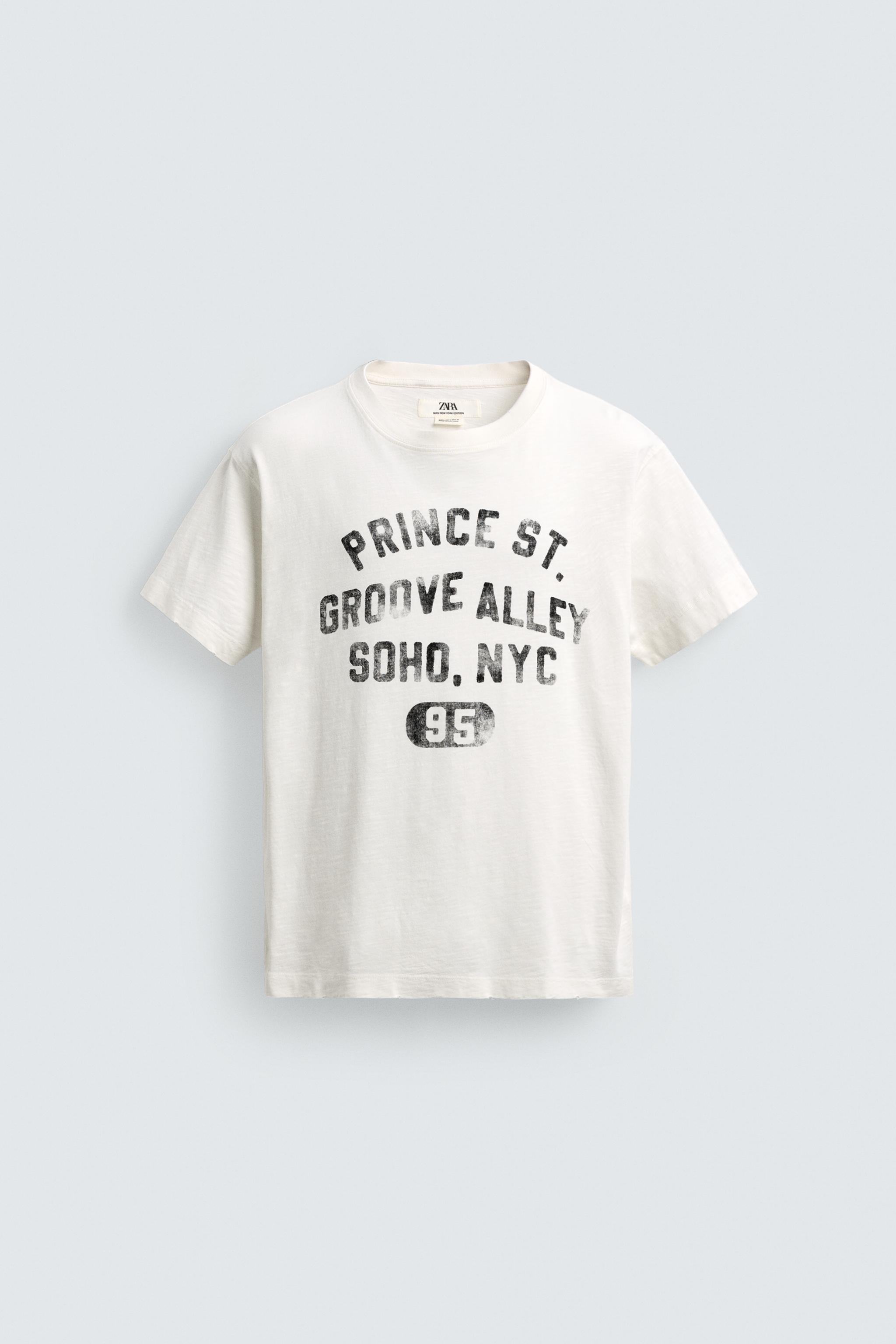 WASHED TEXT BOXY FIT T-SHIRT
